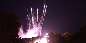 Fireworks at the West Wiltshire Show from a DVD production of the show produced by Media Inventions