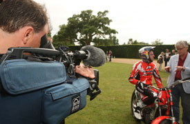 Media Inventions filming at Goodwood Festival of Speed