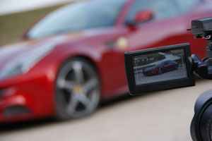 Filming the Ferrari FF in Italy for a Media Product Review for a Sunday Times web video production